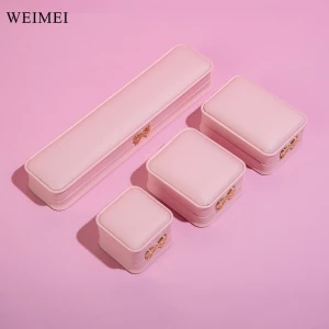 WEIMEI Custom Ring Pendant Gift Boxes Wholesale Luxury Small Necklace Jewelry Box Packaging