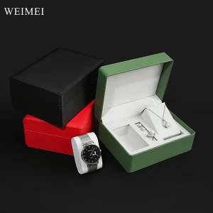 WEIMEI Luxury Leather Customize Jewelry Premium Watch Packaging box for watch jewelry set gift