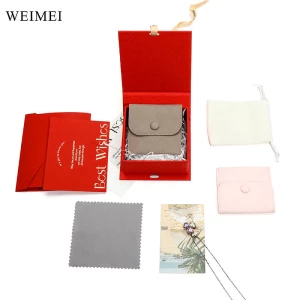 WEIMEI custom printing packaging set plan paper gift box cardboard jewelry packaging box for necklace earring with paper bag