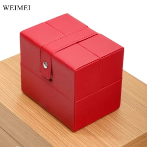 WEIMEI High Quality Luxury Custom Logo Single Watch Gift Box Pine Wood Wooden Watch Box