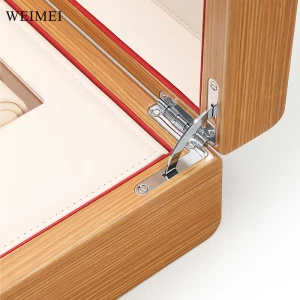 WEIMEI High Quality Luxury Custom Logo Single Watch Gift Box Pine Wood Wooden Watch Box