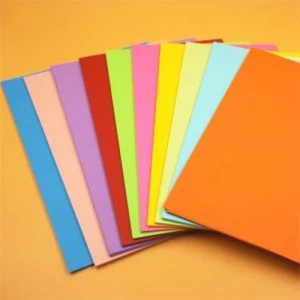 Unpainted White Cardboard, Color Paper, Fiber Paper