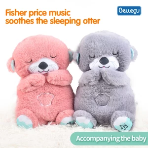 Wholesale Breathing Teddy Bear Multicolour Soothing Snuggle Otter Breathing Otter Plush Toy Gift