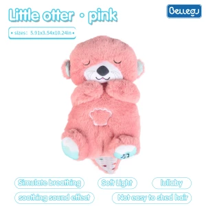 Wholesale Breathing Teddy Bear Multicolour Soothing Snuggle Otter Breathing Otter Plush Toy Gift