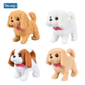 A 29cm large electric plush teddy dog toy kids gift Pet toys