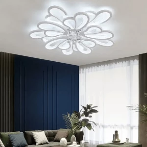 Indoor home decoration lighting crystal ceiling lamps round led ceiling light luxury for living room