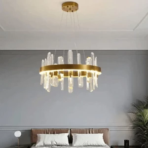 Nordic ceiling lighting pendant lamp chandelier for living room crystal lamp luxury pendant lights decorative lighting