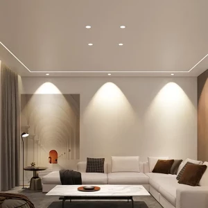 Faretto anti-abbagliamento cob incorporato downlight soggiorno senza illuminazione della luce principale ha condotto la tazza profonda della luce del soffitto