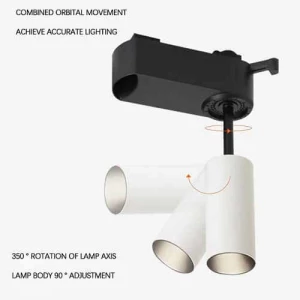 Led Track Light Shop Focus Lamp Retail Spot Lighting Fixtures Spotlights Linear Magnetic Rail Tracking Lamp tracklight