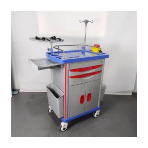 Premium Medical Transport Cart - Durable, Adjustable, and Ergonomically Designed for Optimal Healthcare Efficiency