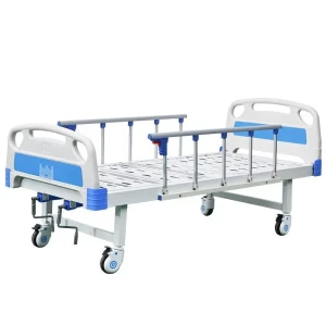 Economic Stainless Steel Hospital Furniture Price Single Function Adjustable Medical Manual Hospital Bed