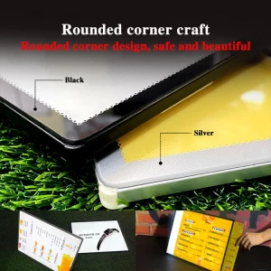 Ultra Thin Tempered Glass A2/A3/A4 Wall Mounted Advertising LED Light Boxes