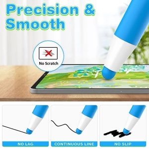 Factory wholesale price customize logo safety material kids stylus pen for Android