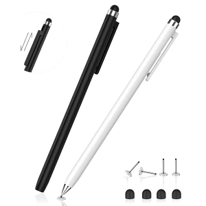 Manufacture wholesale pressed magnetic  absorb stylus pen (2pcs/set)