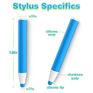 Factory wholesale price customize logo safety material kids stylus pen for Android