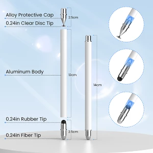 Wholesale price Magnetic adsorb  3 in 1 stylus pen for all kind of universal screens