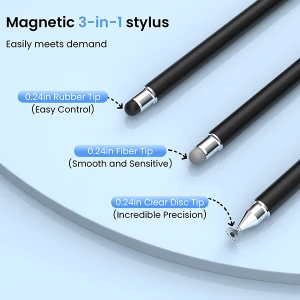 Wholesale price MEKO magnetic adsorb  3 in 1 stylus pen for all kinds of touch screens