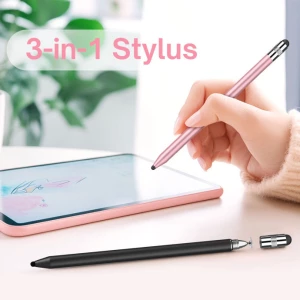 Wholesale price MEKO dual purpose  rubber tips passive pen for universal touch screens