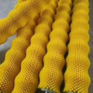 Fruit and vegetable cleaning machine nylon wire brush roller