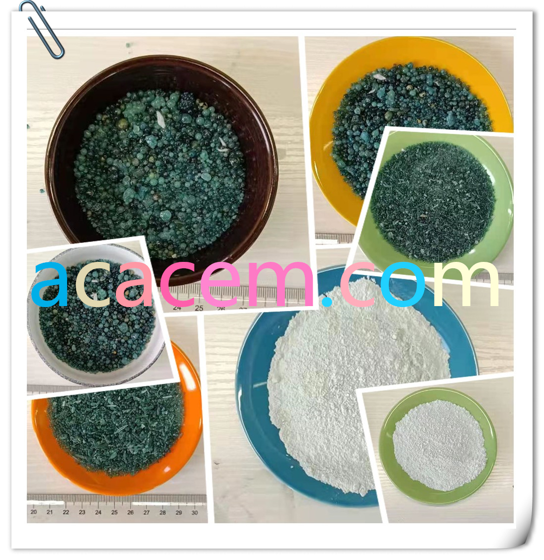 amorphous calcium aluminate in saucer by sinoaca@139.com